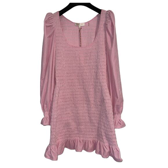 LoveShackFancy Pink Mini Dress - Picture 3 of 13